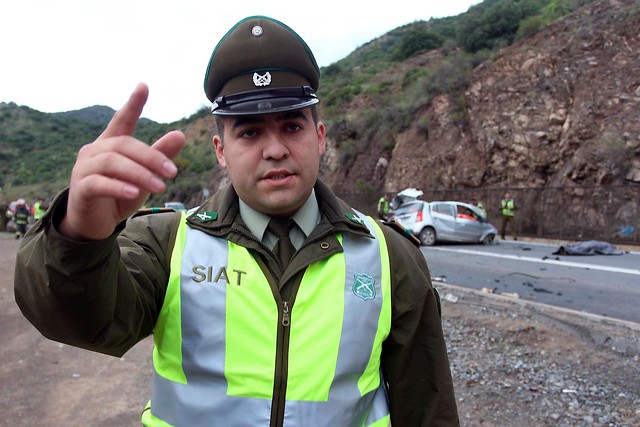 Carabineros informa de 16 fallecidos en accidentes carreteros