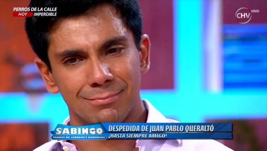 La emocionante despedida de Juan Pablo Queraltó de CHV