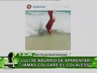 Luli se aburrió de aparentar y lució sexy bikini