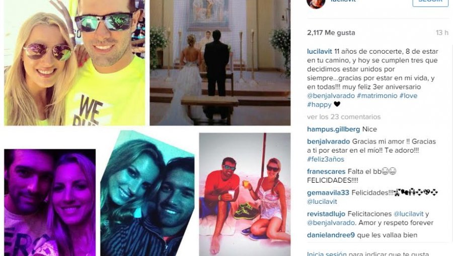 El romántico mensaje de Lucila Vit