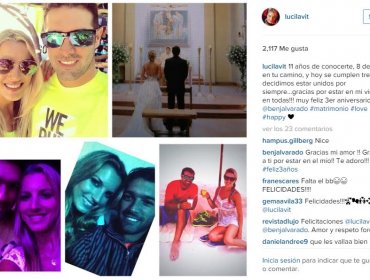 El romántico mensaje de Lucila Vit