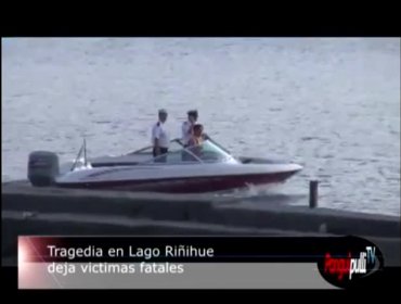 Tragedia en el lago Riñihue arroja saldo de tres muertos y tres desaparecidos