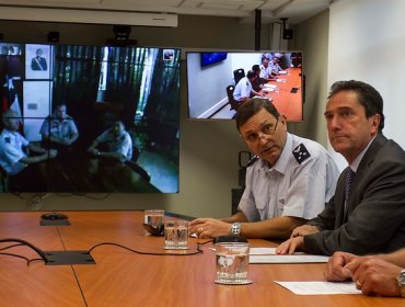 Ministro Gómez saludó por videoconferencia a tropas chilenas en Haití