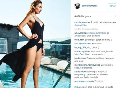 Carola de Moras en espectaculares fotos en traje de baño