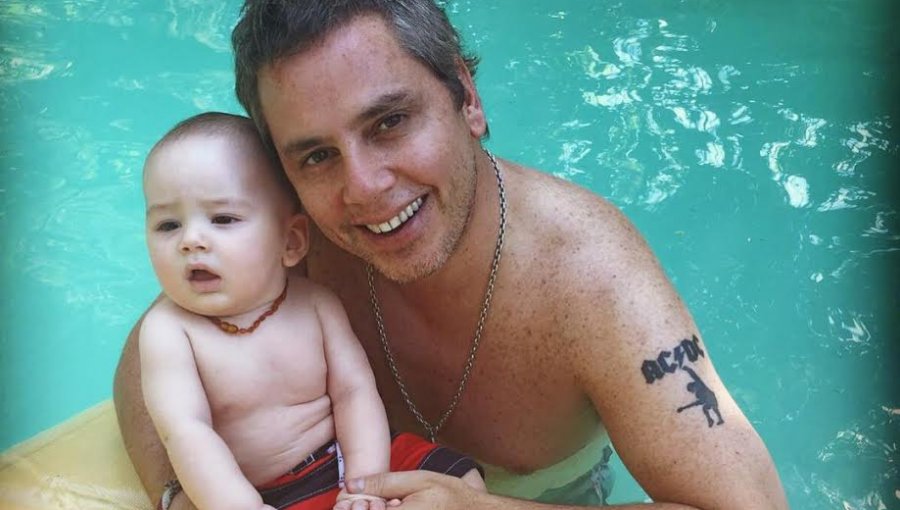 José Miguel Viñuela disfrutando en compañía de su hijo