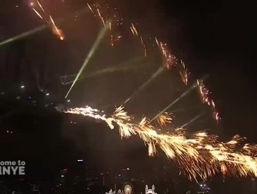 Así fueron los impresionantes fuegos artificiales en Australia