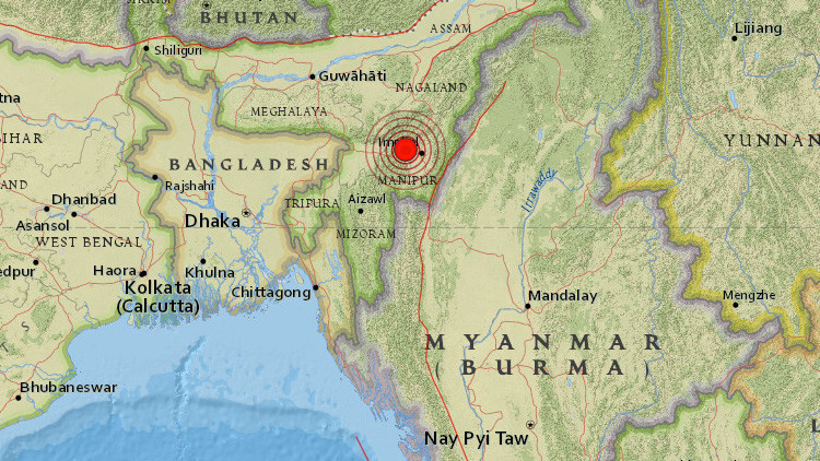 Terremoto de 6,8 en la India en directo (Video)