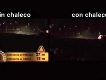 Las diferencia de cómo un chaleco reflectante puede salvarte la vida