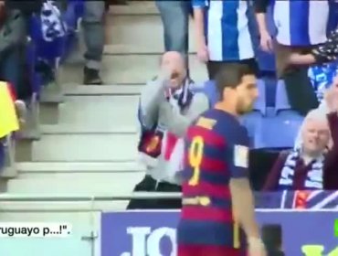 Polémica por los gritos racistas a Neymar y Suárez en el estadio de Cornellá