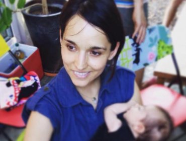 Actriz María José Bello muestra a su pequeño bebé