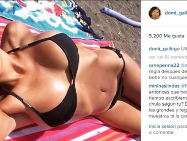 Dominique Gallego muestra su nueva figura