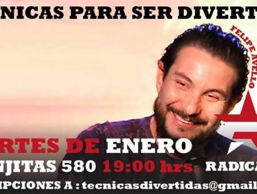 Felipe Avello ahora da clases de diversión
