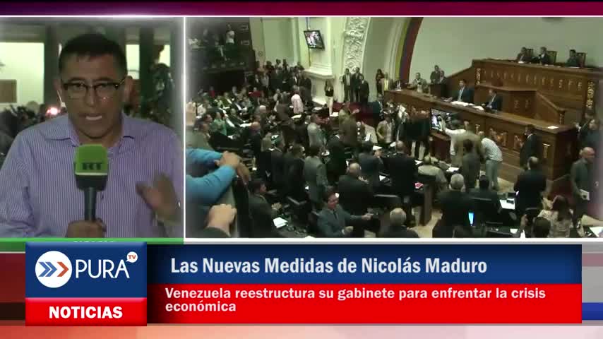 Venezuela reestructura su gabinete para enfrentar la crisis económica