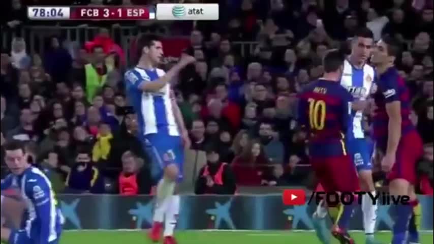 El encontrón entre Enzo Roco y Lionel Messi en el clásico catalán