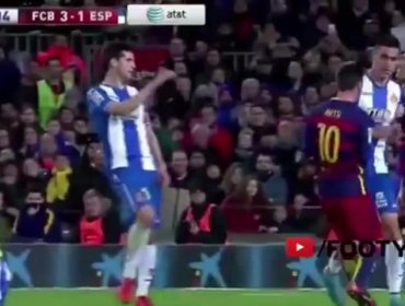 El encontrón entre Enzo Roco y Lionel Messi en el clásico catalán