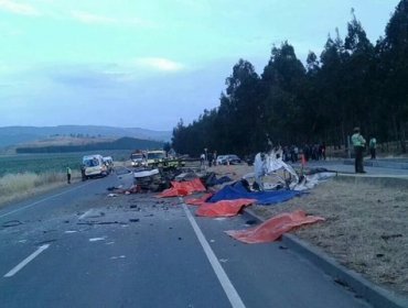 Nueve personas mueren en fatal accidente en cercanías de Angol