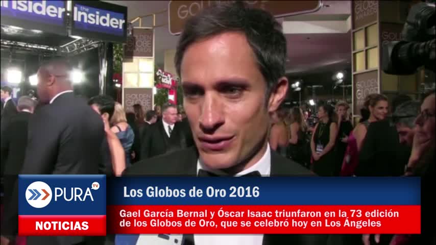 Gael García Bernal y Óscar Isaac triunfan en los Globos de Oro 2016