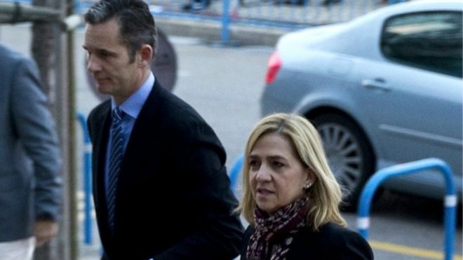 Cristina, hermana del rey de España, comparece ante la justicia por caso Nóos.