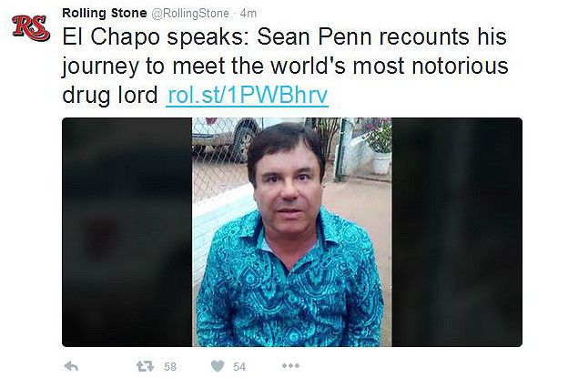 La sorpresiva entrevista que le dio Joaquín "El Chapo" Guzmán a Sean Penn en la clandestinidad