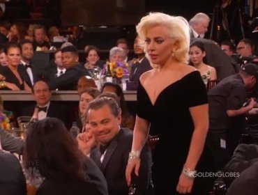 La reacción de Leo DiCaprio ante Lady Gaga que se convirtió en viral