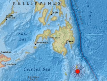 Sismo de magnitud 6,4 frente a las costas de Filipinas