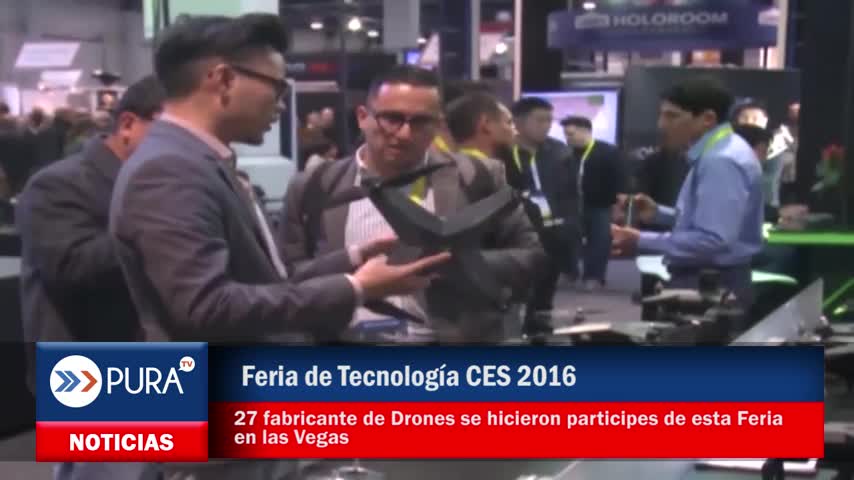 Feria de Tecnología CES 2016, muestras los avances en drones