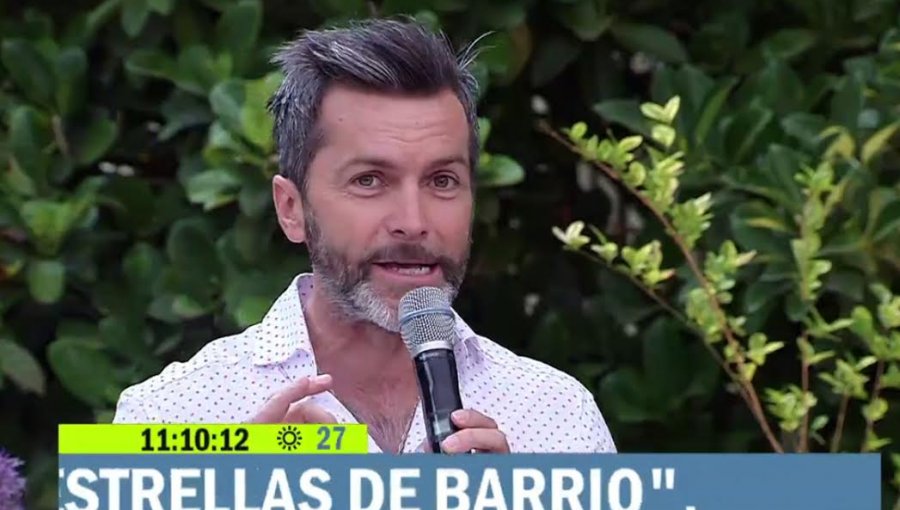 Cristián Sánchez debutó en la pantalla de TVN