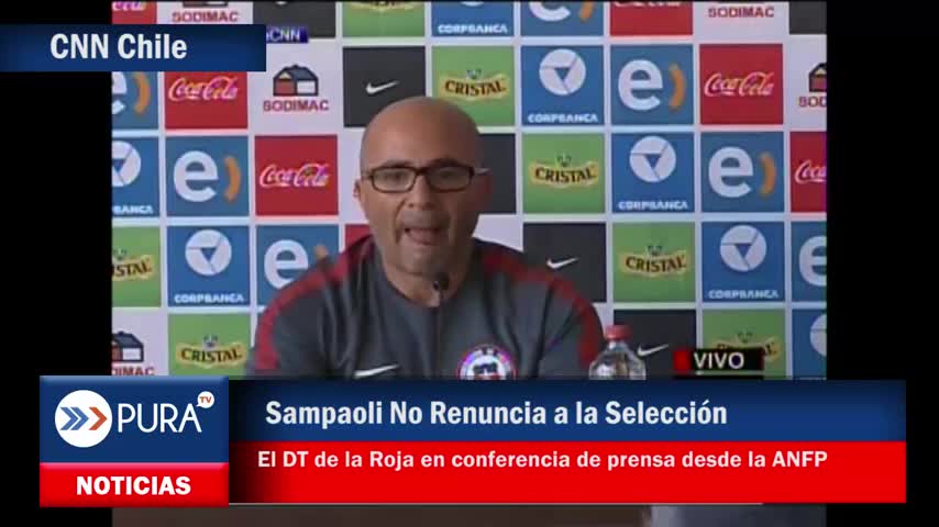 Sampaoli No Renuncia a la Selección. Revisa la Conferencia de Prensa