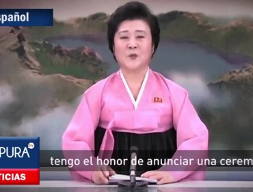 Así es un típico informativo de TV en Corea del Norte