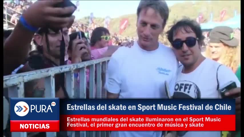 Estrellas mundiales del skate iluminan el Sport Music Festival de Chile