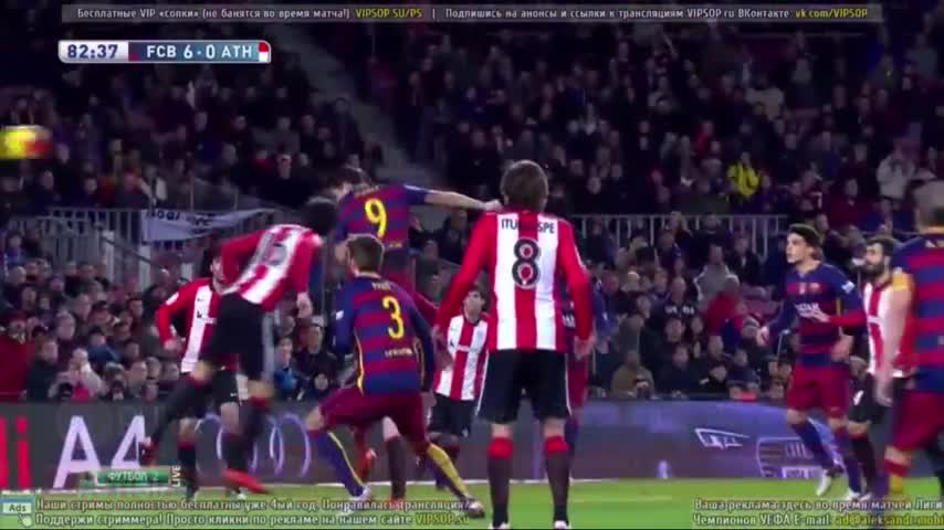 Con triplete de Suárez: Barcelona goleó a Athletic Club