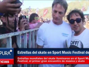 Estrellas mundiales del skate iluminan el Sport Music Festival de Chile