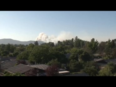 Con este video el alcalde de Buin denunció incendio en el vertedero Santa Marta