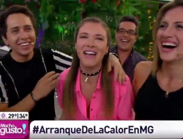 Carla Jara protagoniza chascarro durante visita a “Mucho Gusto”