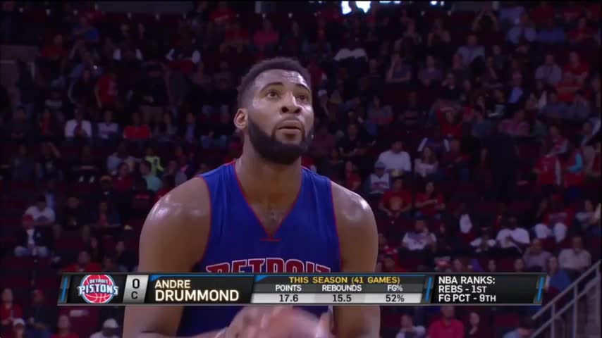 Andre Drummond es el peor tirador de libres en la historia de la NBA