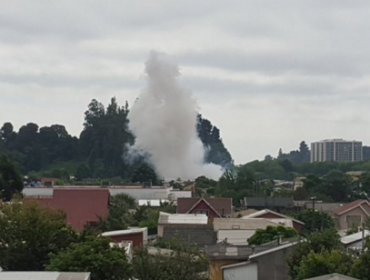 Explosión en regimiento deja dos personas lesionadas