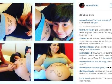 Hijo de Antonella Ríos le deja un tierno mensaje en su ‘guatita’
