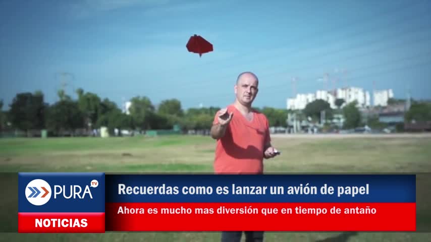 ¿Recuerdas como es lanzar un avión de papel?