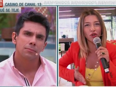 Juan Pablo Queraltó y Francisca Merino enfrentados en vivo