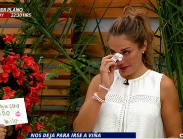 La emocionada despedida de Carola de Moras