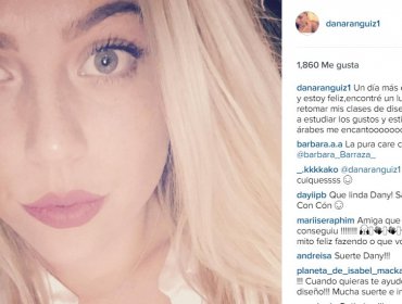 Daniela Aránguiz retoma sus estudios