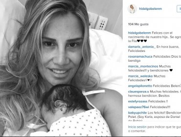 Belén Hidalgo se convierte en madre por segunda vez