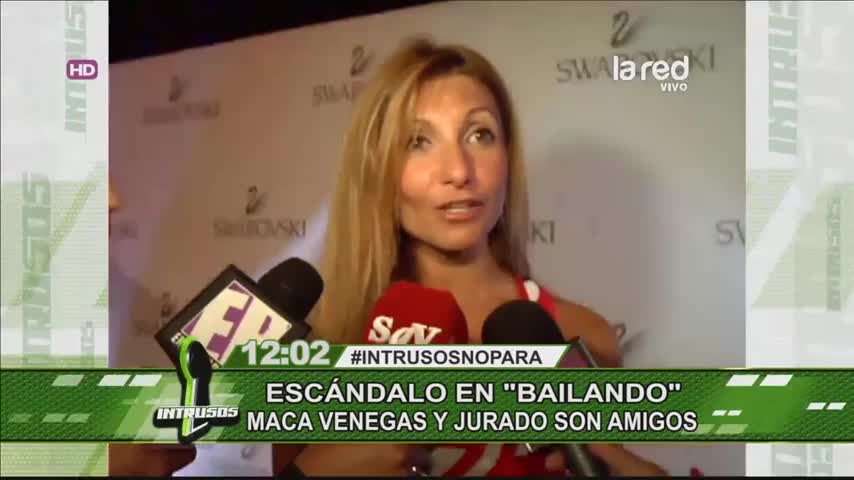 Escándalo en "Bailando": Maca Venegas y jurado son amigos