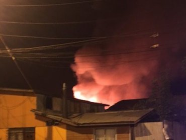 Incendio en Concepción consume 6 casas esta madrugada