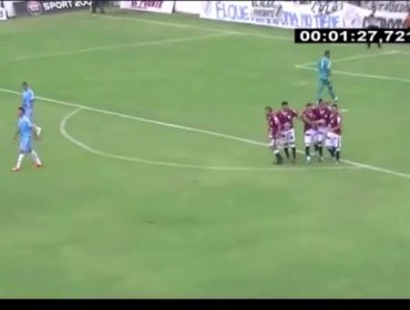 ¡Increíble! Equipo argentino comenzó el partido y a los 74 segundos ganaba 2 a 0