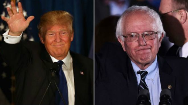 EE.UU.: Contundente victoria de Donald Trump y Bernie Sanders en las primarias de New Hampshire