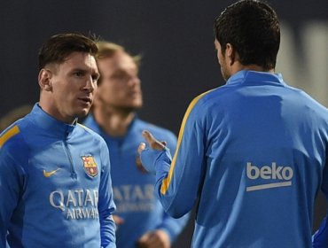 Messi volvió a los entrenamientos