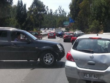 Accidente múltiple en Ruta 68: Bus y al menos 5 vehículos dejan 7 lesionados