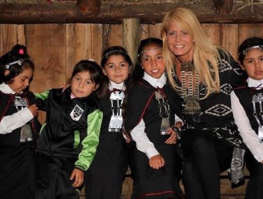 Polémica generó visita de Cecilia Bolocco a La Araucanía