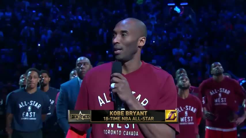 El emotivo homenaje de la NBA a Kobe Bryant en su último All Star